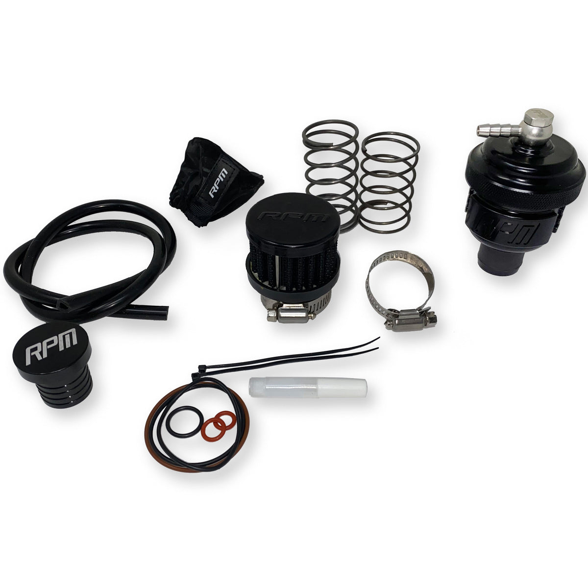 EVGATSAUTO Blow off Valve Kit 25mm/1inch Car Turbo Blow Off Valve Dump Adapter Kit Universeel (aluminiumlegering)(M EVGATSAUTO Blow off Valve Kit 25mm/1inch Car Turbo Blow Off Valve Dump Adapter Kit Universeel (aluminiumlegering)(M