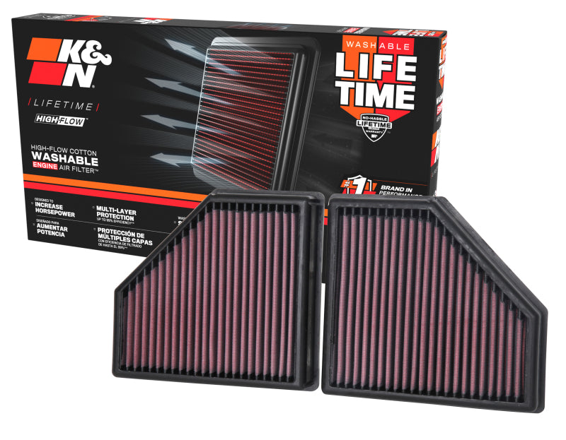 K&N 10 Ford Mustang GT 4.6L-V8 Drop In Air Filter