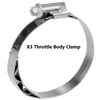 Can Am Maverick X3 Turbo R & RR Stainless Charge Tube Clamp Set - RPM SXS