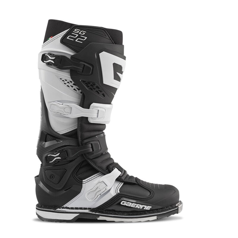 Gaerne SG22 Boot Black/White Size - 13 – Warranty Killer Performance