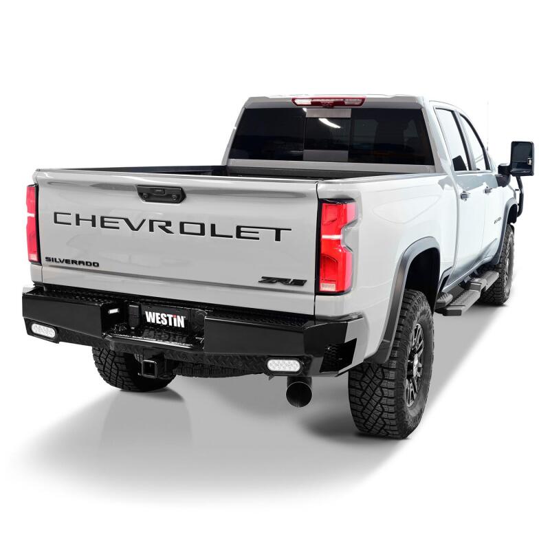 Westin 19-20 Chevy Silverado 1500 HDX Bandit Rear Bumper - Black