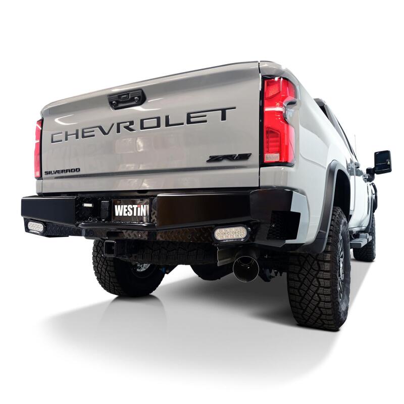 Westin 19-20 Chevy Silverado 1500 HDX Bandit Rear Bumper - Black