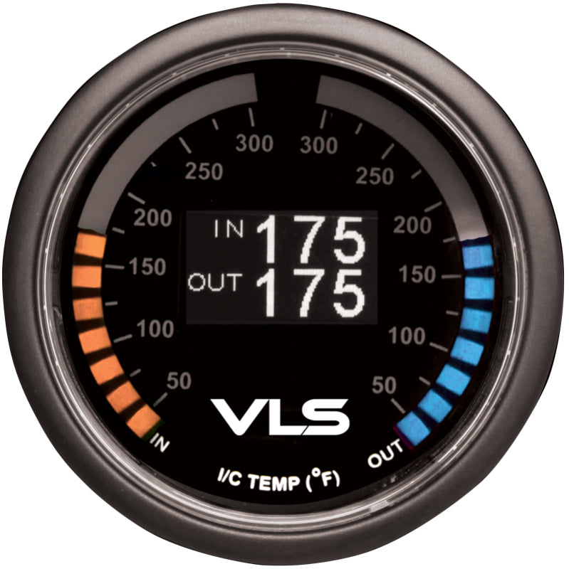Revel VLS 52mm 50-300 Deg F Dual Intercooler Temperature Gauge ...