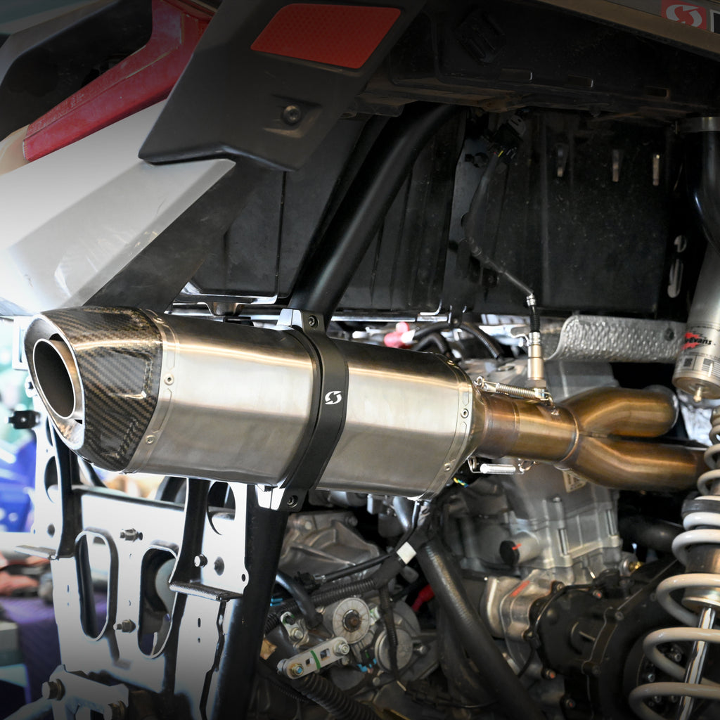 Extreme RR Single Muffler Full Exhaust 2014-2023 Polaris RZR 1000 XP