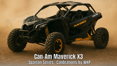 Can-Am Maverick X3 "Spartan Series" Calibrations by WKP