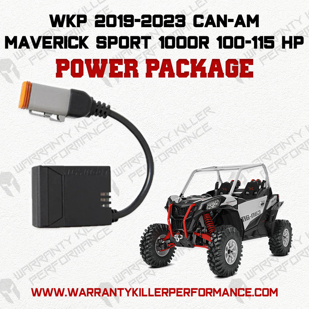 WKP "Spartan Series" 2019-2023 Can-Am Maverick Sport 1000R 100-115 HP Power Package