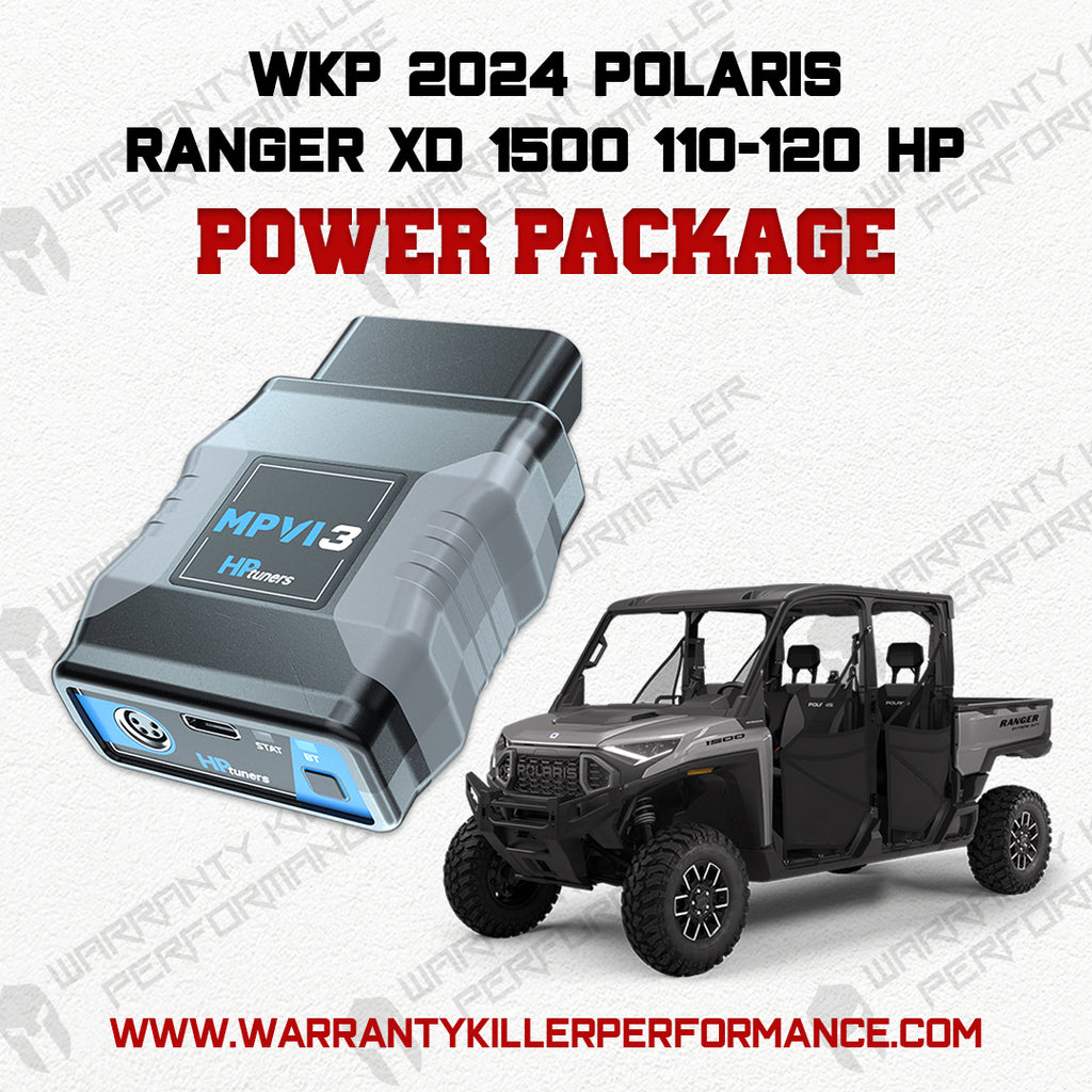 WKP "Spartan Series" ECM / TCM 2024 Polaris Ranger XD 1500 110-120 HP Bench Flash Power Package