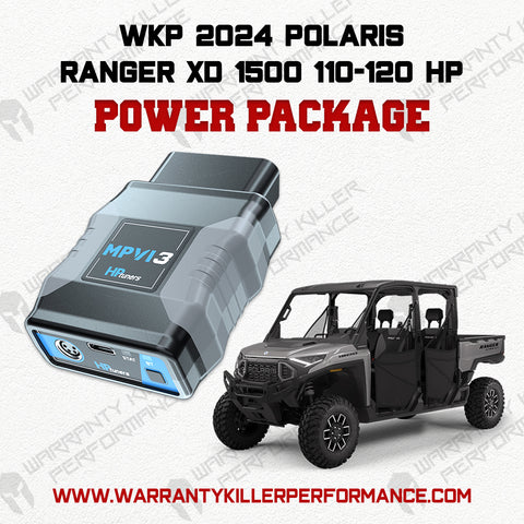 WKP "Spartan Series" ECM / TCM 2024 Polaris Ranger XD 1500 110-120 HP Bench Flash Power Package