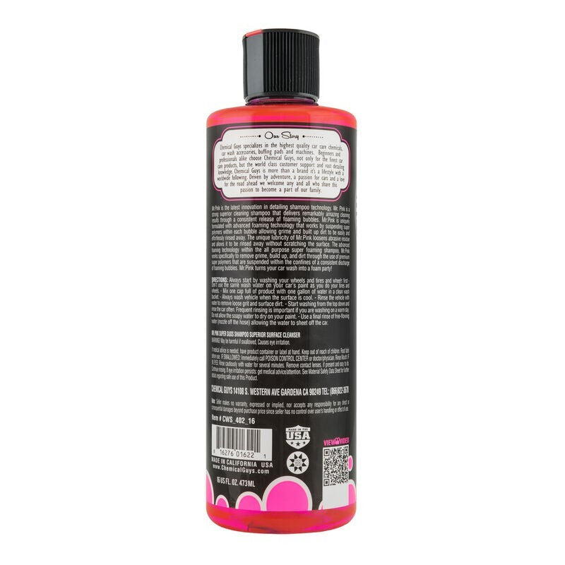 Chemical Guys Mr. Pink Super Suds Shampoo & Superior Surface Cleaning Soap - 1 Gallon main image 1