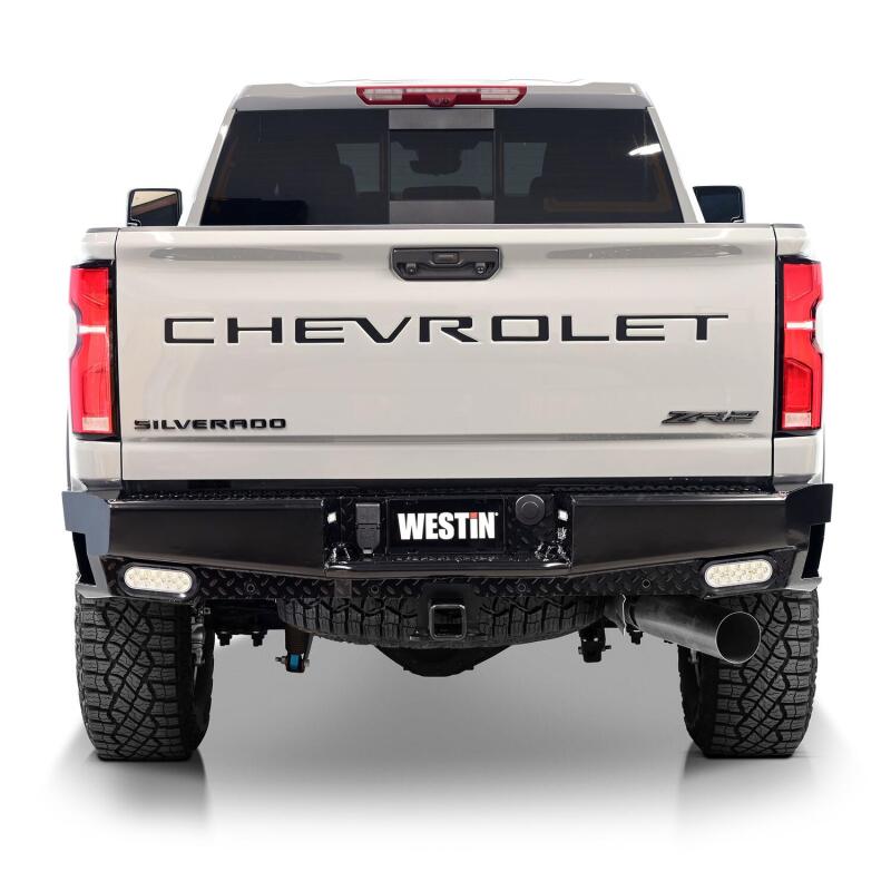 Westin 19-20 Chevy Silverado 1500 HDX Bandit Rear Bumper - Black