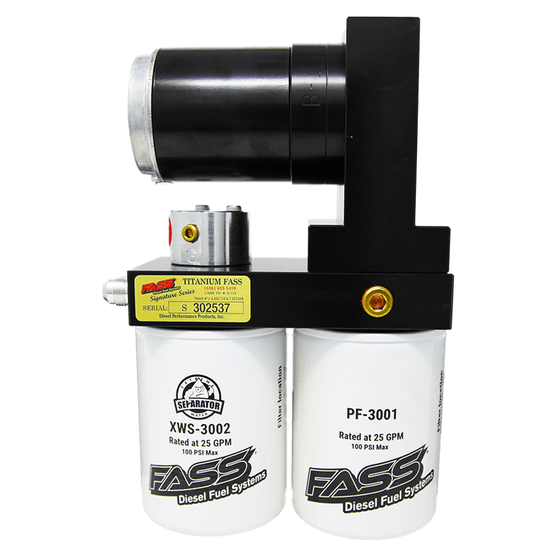 FASS TSD07100G Titanium Signature Series Diesel Fuel System 100GPH Dodge Cummins 5.9L and 6.7L 2005-2018 & 2021 - TSD07100G