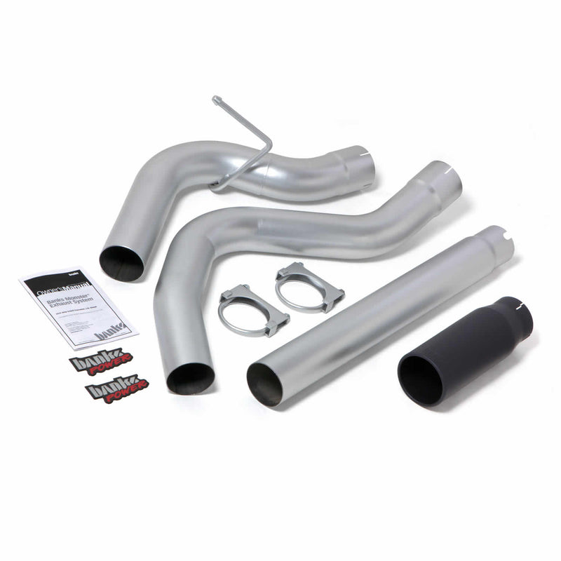 Banks Power Monster Exhaust System Single Exit Black Tip 14-19 Ram 1500 3.0L EcoDiesel Banks Power