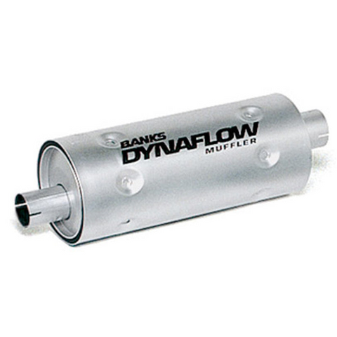 Banks Power Stainless Steel Exhaust Muffler 3 Inch Inlet X 3.5 Inch Outlet W/Heatshield Banks Power