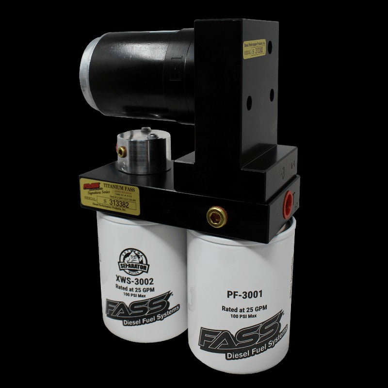 FASS Titanium Signature Series Diesel Fuel System 165GPH Dodge Cummins 5.9L 1998.5-2004 - TSD08165G