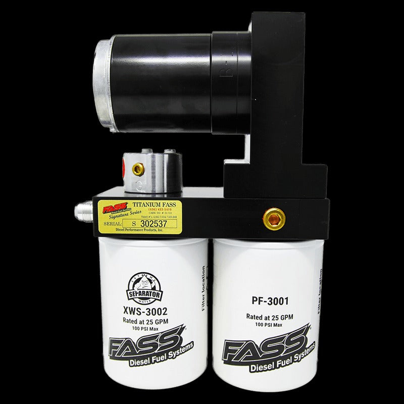 FASS Titanium Signature Series Diesel Fuel System 165GPH Dodge Cummins 5.9L and 6.7L 2005-2018 and 2021 - TSD07165G