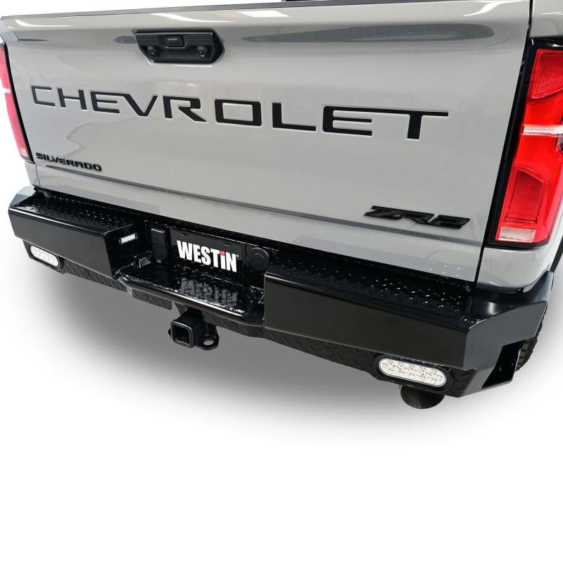 Westin 19-20 Chevy Silverado 1500 HDX Bandit Rear Bumper - Black