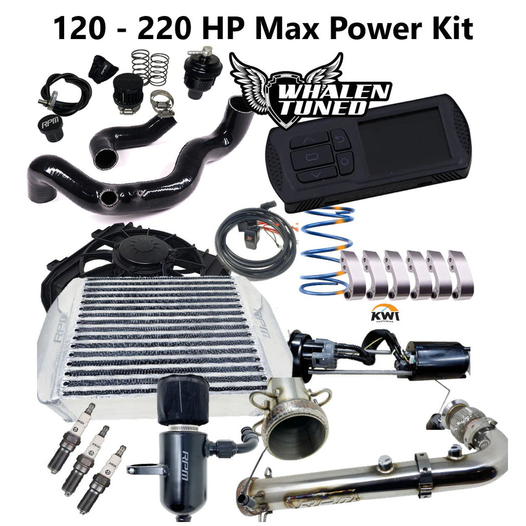 17-22 X3 120HP to 220HP Complete MAX POWER Upgrade Kit X3 Tuner Intercooler Exhaust Clutch Kit & More