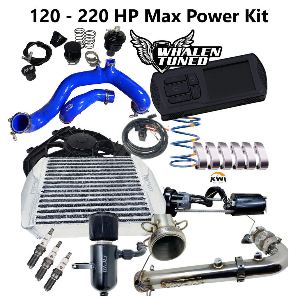 17-22 X3 120HP to 220HP Complete MAX POWER Upgrade Kit X3 Tuner Intercooler Exhaust Clutch Kit & More