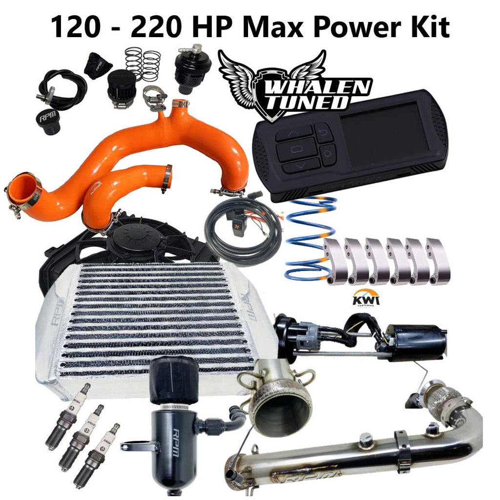 17-22 X3 120HP to 220HP Complete MAX POWER Upgrade Kit X3 Tuner Intercooler Exhaust Clutch Kit & More