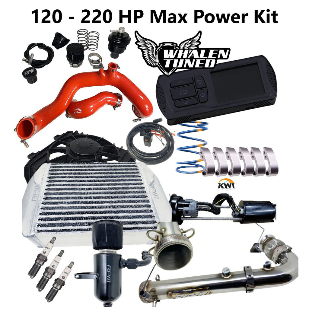 17-22 X3 120HP to 220HP Complete MAX POWER Upgrade Kit X3 Tuner Intercooler Exhaust Clutch Kit & More