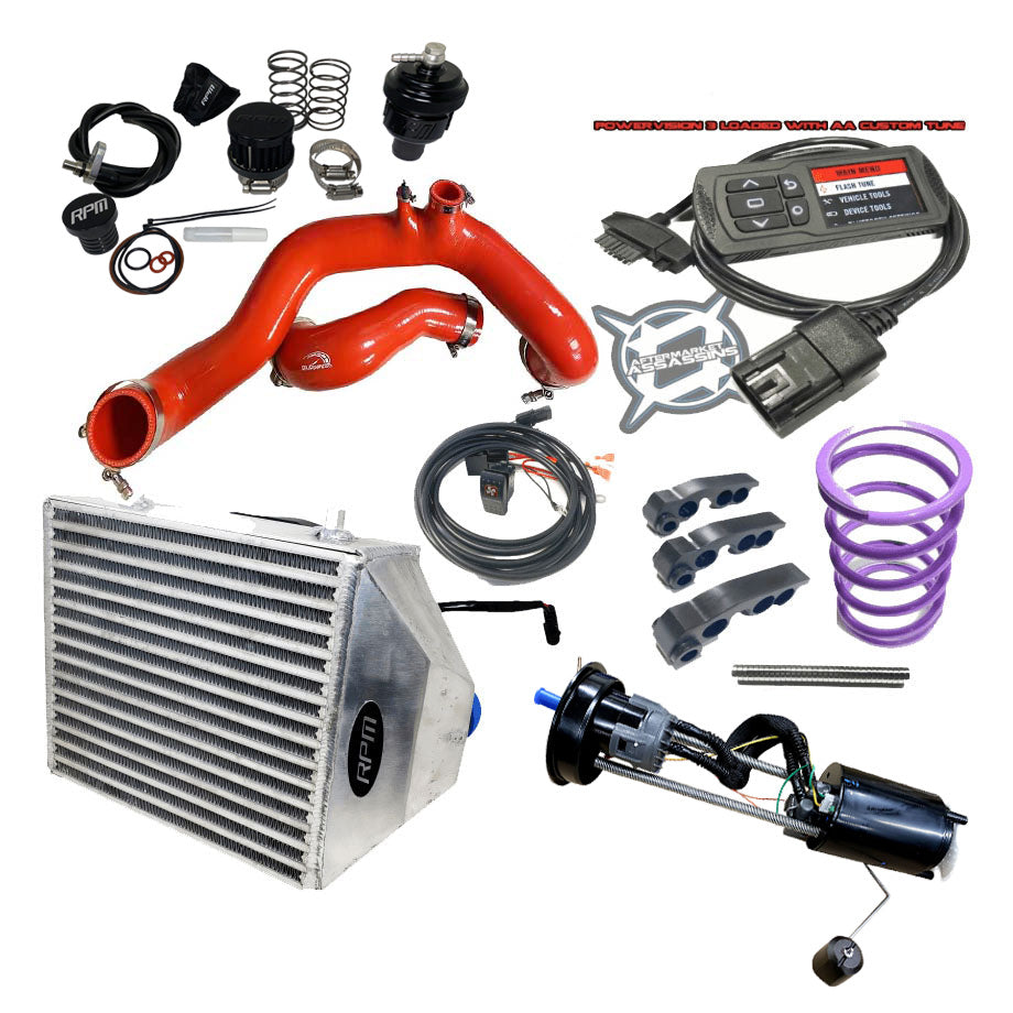 17-19 X3 120HP to 205HP COMPLETE Upgrade Kit X3 Big Core Intercooler Kit + TUNER