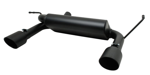 Black Elite Cat-Back Dual Split Exhaust System, Black Ceramic (Dual)