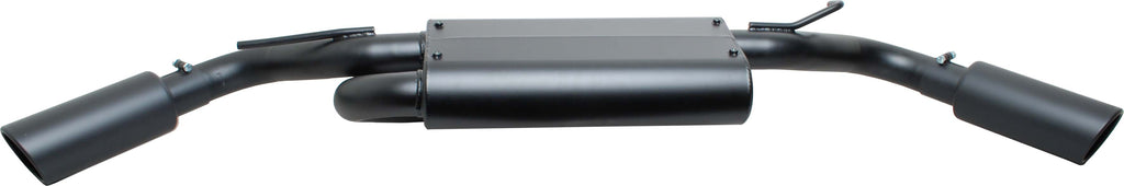 Black Elite Cat-Back Dual Extreme Exhaust System, Aluminized (Dual)