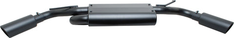 Black Elite Cat-Back Dual Extreme Exhaust System, Aluminized (Dual)