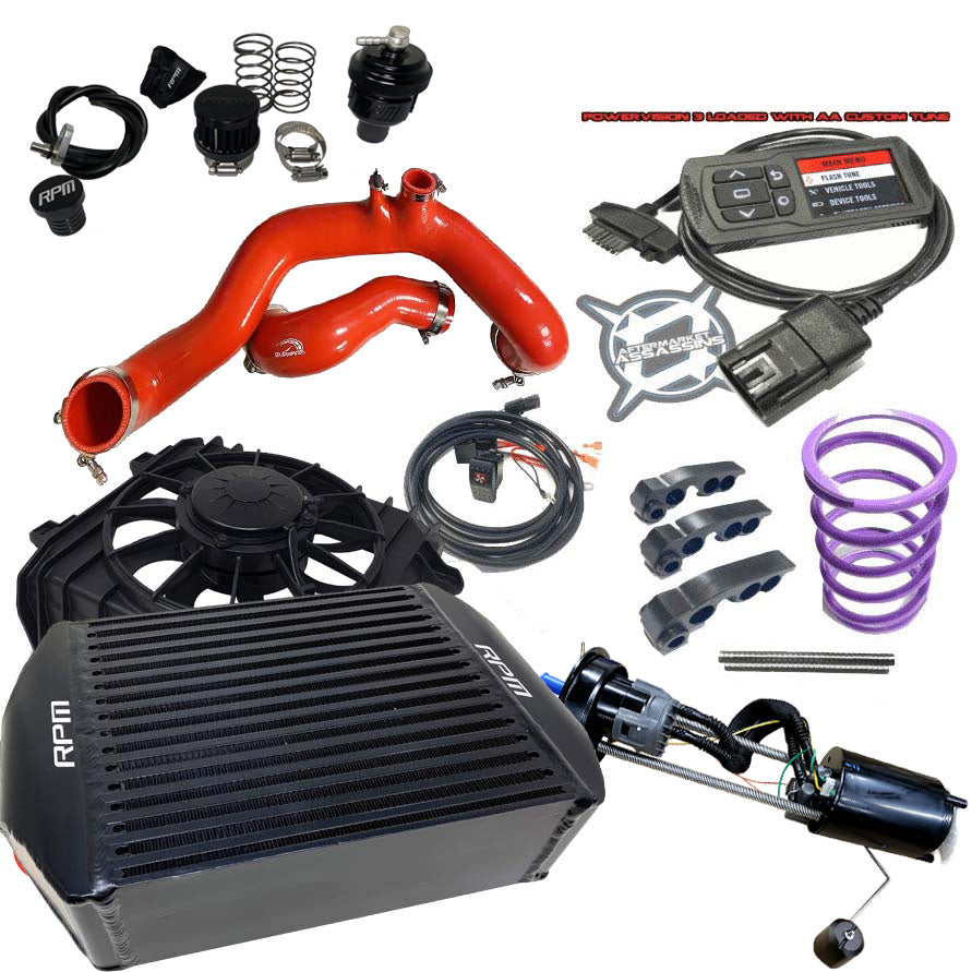 20-22 X3 120HP to 205HP COMPLETE Upgrade Kit X3 Big Core Intercooler Kit + TUNER