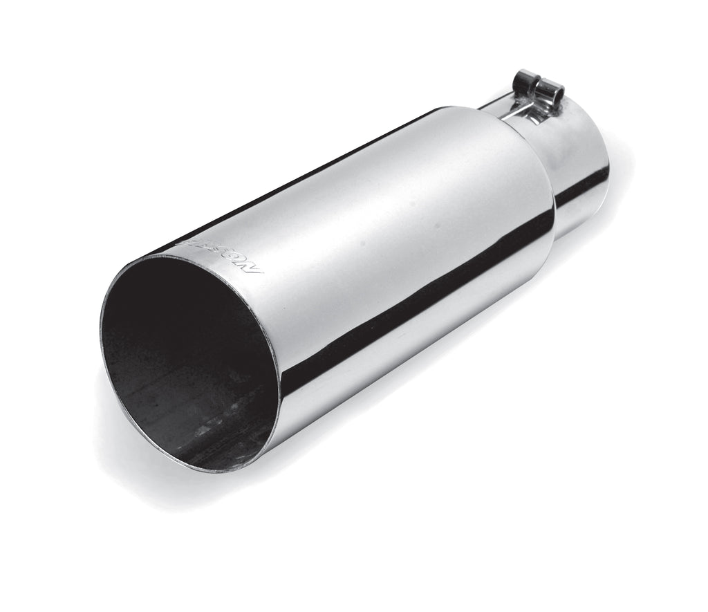 Stainless Single Wall Straight Exhaust Tip (Single)