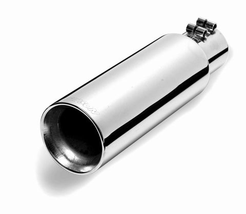 Stainless Double Walled Angle Exhaust Tip (Single)