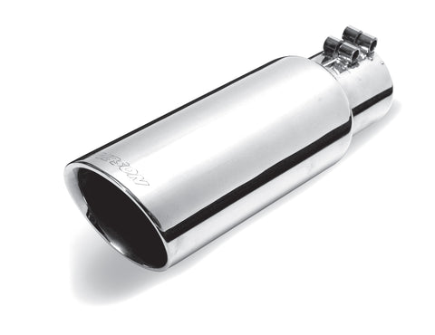 Stainless Double Walled Angle Exhaust Tip (Single)
