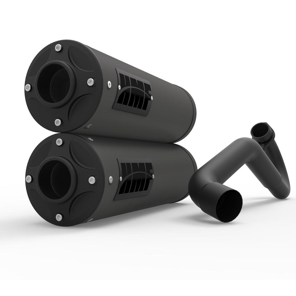 HMF Racing Can Am Maverick Turbo- Titan-QS-Series Dual 3/4 System 15-17