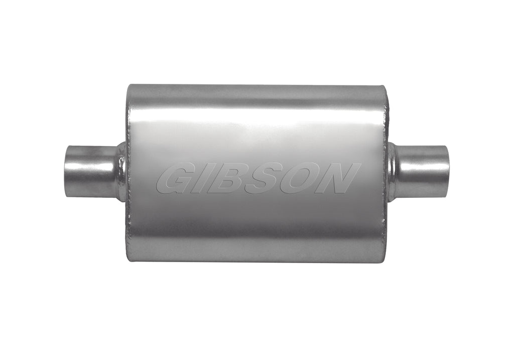 CFT Superflow Center/Center Oval Muffler, Stainless (Single)