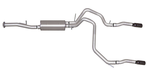 Cat-Back Dual Split Exhaust System, Aluminized (Dual)