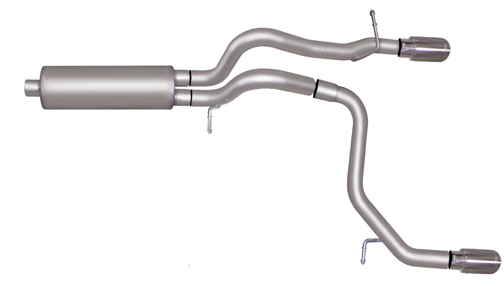 Cat-Back Dual Split Exhaust System, Stainless (Dual)
