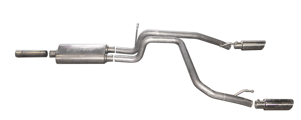 Cat-Back Dual Split Exhaust System, Stainless (Dual)