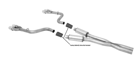 Cat-Back Dual Exhaust System, Stainless (Dual)