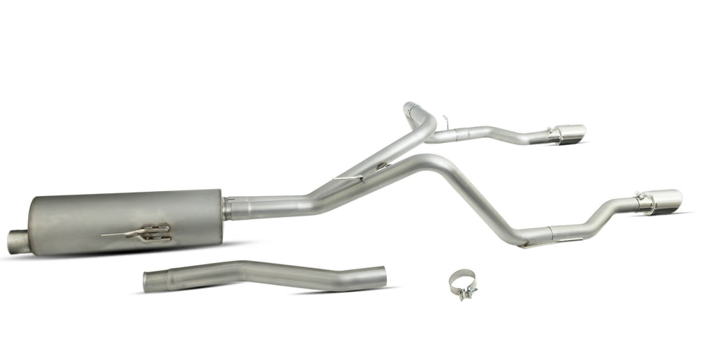 Cat-Back Dual Split Exhaust System, Stainless (Dual)