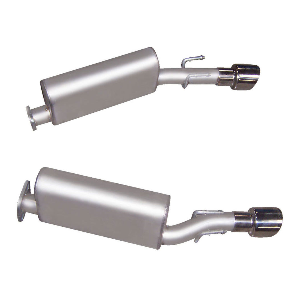 Axle Back Dual Exhaust System, Stainless (Dual)