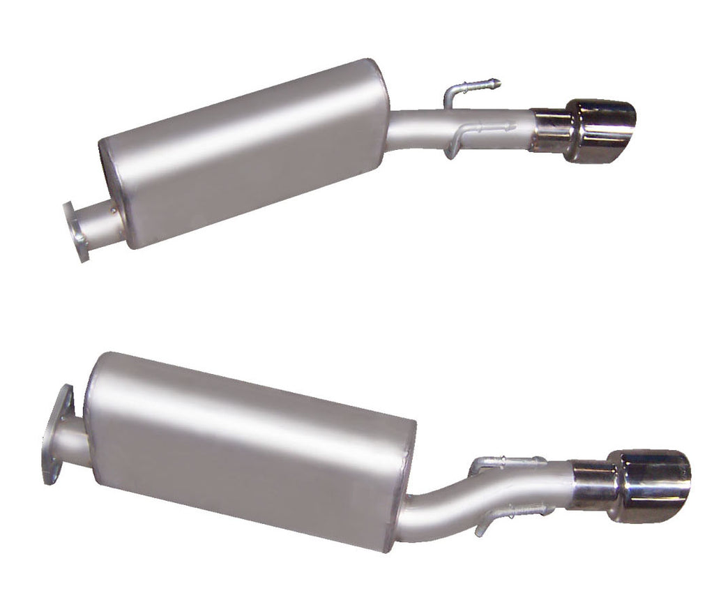 Axle Back Dual Exhaust System, Stainless (Dual)