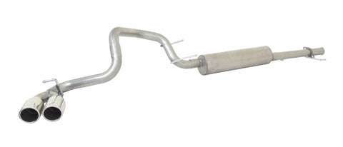 Cat-Back Dual Sport Exhaust System, Stainless (Single)