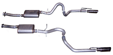 Cat-Back Dual Exhaust System, Stainless (Dual)