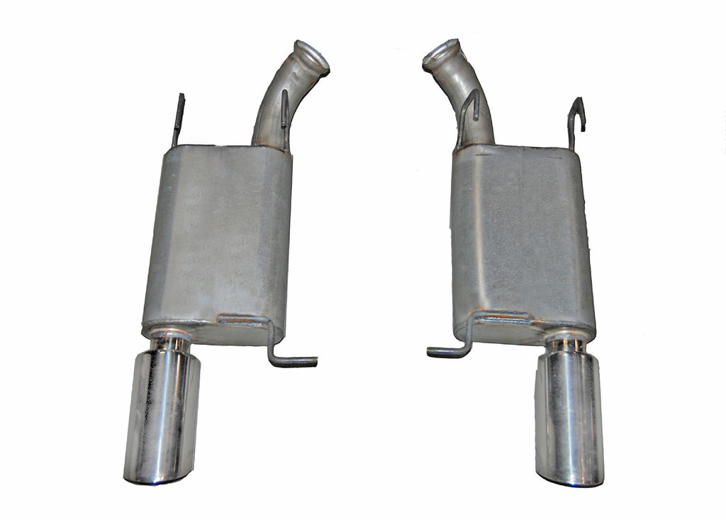 Axle Back Dual Exhaust System, Stainless (Dual)