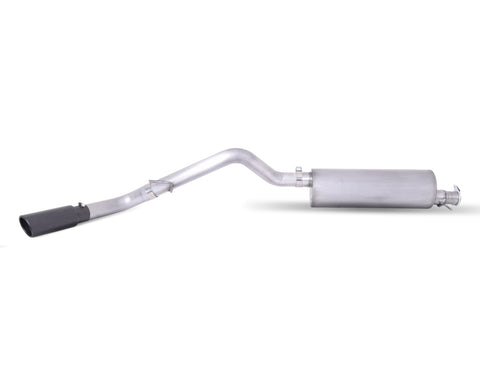 Black Elite Cat-Back Single Exhaust System, Stainless (Single)