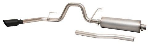 Black Elite Cat-Back Single Exhaust System, Stainless (Single)