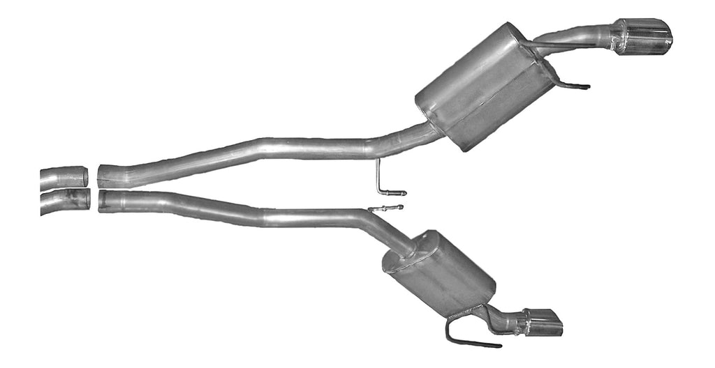 Cat-Back Dual Exhaust System, Stainless (Dual)