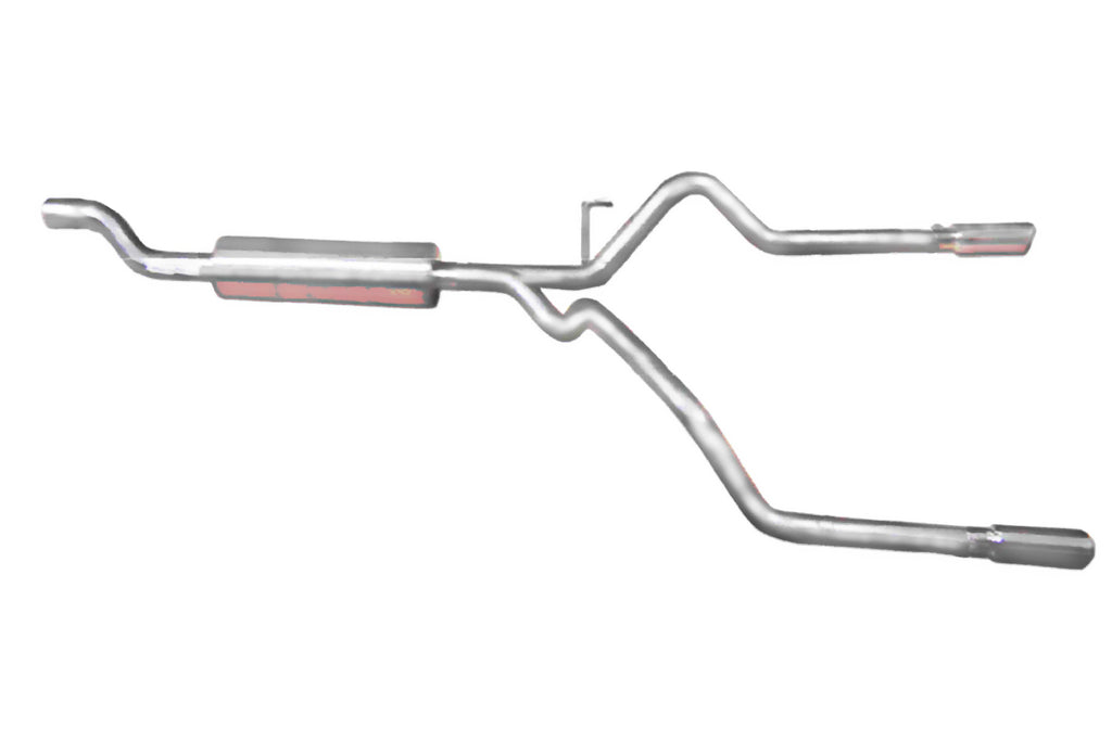 Cat-Back Dual Split Exhaust System, Aluminized (Dual)