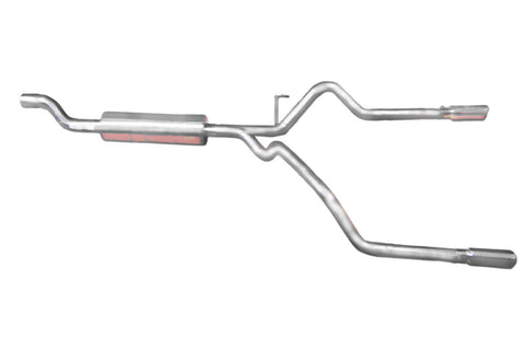 Cat-Back Dual Split Exhaust System, Aluminized (Dual)