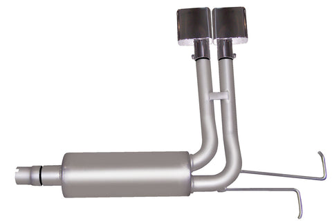 Cat-Back Super Truck Exhaust System, Aluminized (Dual)